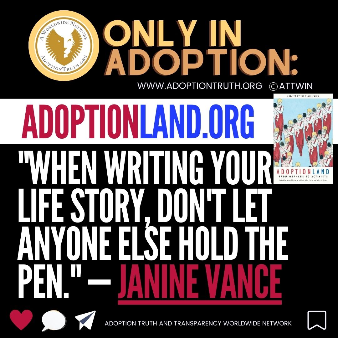 When writing your life story, don't let anyone else hold the pen ‒ Author Janine Vance.