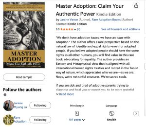 Master Adoption: Claim Your Authentic Power by Janine Vance