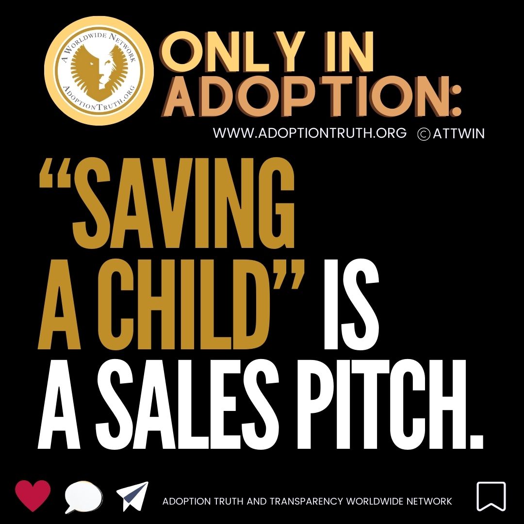 Featured image for “When Adoption Stops Saving Children and Starts Saving the Industry”